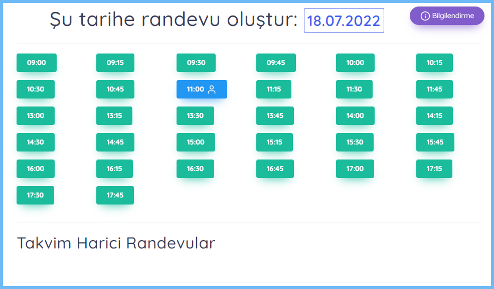 diş hekimi randevu sistemi
